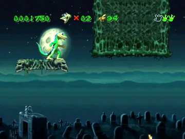 Gex (US) screen shot game playing